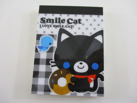 Cute Kawaii Q-Lia Cat Smile Mini Notepad / Memo Pad - Stationery Design Writing Collection