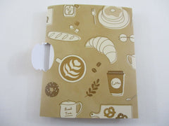 Cute Kawaii Qlia Sticker Sheet fold to mini booklet - Coffee Shop - for Journal Planner Craft Organizer Calendar