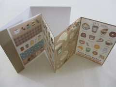 Cute Kawaii Qlia Sticker Sheet fold to mini booklet - Coffee Shop - for Journal Planner Craft Organizer Calendar