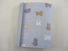 Cute Kawaii Qlia Sticker Sheet fold to mini booklet - Cat Dog Kitten Puppy - for Journal Planner Craft Organizer Calendar