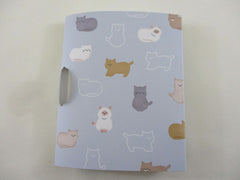 Cute Kawaii Qlia Sticker Sheet fold to mini booklet - Cat Dog Kitten Puppy - for Journal Planner Craft Organizer Calendar