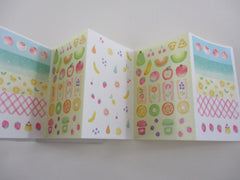 Cute Kawaii Qlia Sticker Sheet fold to mini booklet - Fresh Fruits - for Journal Planner Craft Organizer Calendar