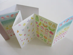 Cute Kawaii Qlia Sticker Sheet fold to mini booklet - Fresh Fruits - for Journal Planner Craft Organizer Calendar