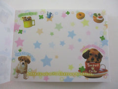 Cute Kawaii Affect Dog Puppy Cafe Mini Notepad / Memo Pad - Stationery Designer Paper Collection