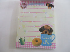 Cute Kawaii Affect Dog Puppy Cafe Mini Notepad / Memo Pad - Stationery Designer Paper Collection