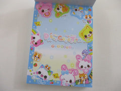 Cute Kawaii  Q-Lia Cat Dog Party Collection Mini Notepad / Memo Pad - Stationery Designer Paper Collection