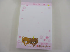 Cute Kawaii San-X Bear Mini Notepad / Memo Pad - Stationery Designer Paper Collection