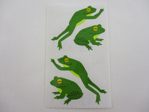 Mrs Grossman Frogs Sticker Sheet / Module - Vintage & Collectible 1987