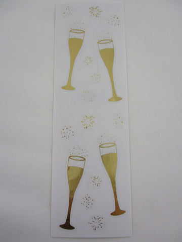 Mrs Grossman Celebration Glasses Reflections Sticker Sheet / Module - Vintage & Collectible