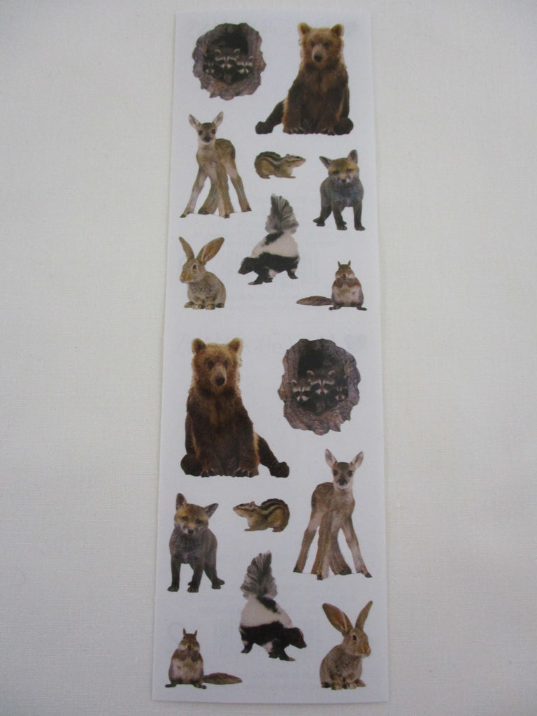 Mrs Grossman Baby Woodland Animals Photoessence Sticker Sheet / Module - Vintage & Collectible