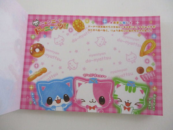 Cute Kawaii Crux Cat Mini Notepad / Memo Pad - Stationery Designer Pap ...