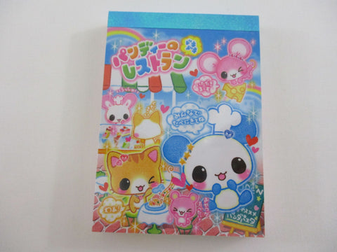 Cute Kawaii Crux Cat and Panda Mini Notepad / Memo Pad - Stationery Designer Paper Collection