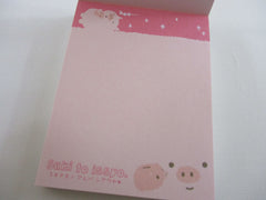 Cute Kawaii San-X Piggy Suki to issyo Mini Notepad / Memo Pad - 2008 Vintage Very Rare