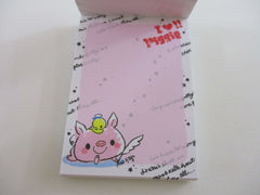 Cute Kawaii Crux I love Piggie Mini Notepad / Memo Pad - Stationery Design Writing Collection