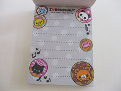Cute Kawaii  Q-Lia I ♥ Doughnut Mini Notepad / Memo Pad - Stationery Designer Paper Collection