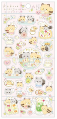 Cute Kawaii San-X Kokoro Araiguma Raccoon Sticker Sheet 2021 - B - for Planner Journal Scrapbook Craft