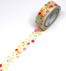 Cute Kawaii Saien Washi / Masking Deco Tape - Fruit Tropical Juice Drink Fresh - for Scrapbooking Journal Planner Craft