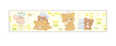 Cute Kawaii San-X Rilakkuma Washi / Masking Deco Tape - L - for Scrapbooking Journal Planner Craft