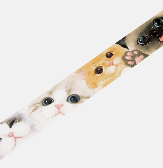 Cute Kawaii BGM Washi / Masking Deco Tape - Cat Nice kitten Pet - for –  Alwayz Kawaii