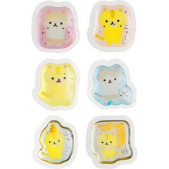 Cute Kawaii San-X CoroNya Cat Drop Seal Bits Style Flake Stickers Sack - for Journal Planner Agenda Craft Scrapbooking Collectible