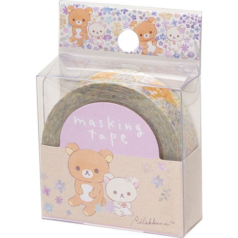 Cute Kawaii San-X Rilakkuma Washi / Masking Deco Tape - B - for Scrapbooking Journal Planner Craft