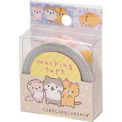 Cute Kawaii San-X CoroNya Cat Washi / Masking Deco Tape - A - for Scrapbooking Journal Planner Craft
