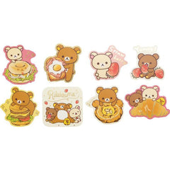 Cute Kawaii San-X Rilakkuma Flake Stickers Sack - Bread - Collectible for Journal Agenda Planner Craft Scrapbook