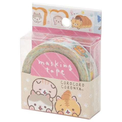 Cute Kawaii San-X CoroNya Cat Washi / Masking Deco Tape - B - for Scrapbooking Journal Planner Craft