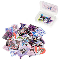 Cute Kawaii Sanrio Kuromi Flake Stickers in Mini Plastic Container 2018 - Collectible