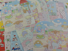 Sanrio Hello Kitty Little Twin Stars My Melody Cinnamoroll Memo Note Paper Set - stationery writing